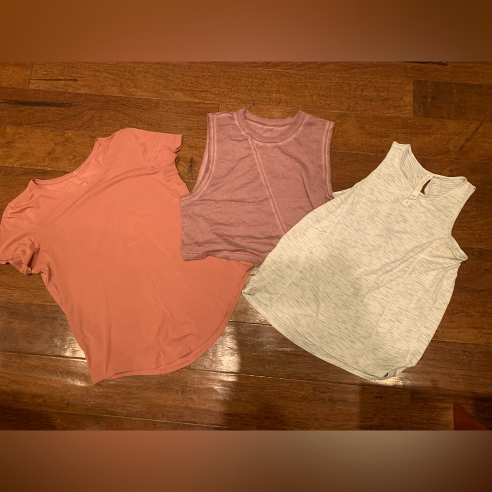 3 Lululemon Shirts - GREAT Condition